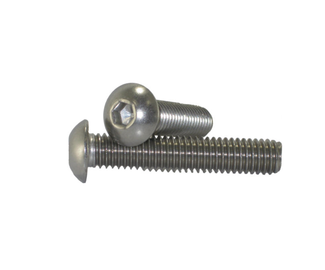 Hex Button Head Cap Screw ISO 4762, steel, strength class 8.8, zinc-nickel-plated - M4, M6, M8, M10, M12