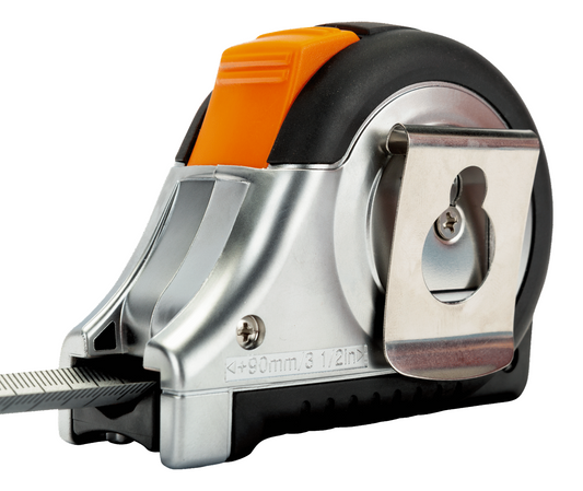 Bahco 8M Double-Sided Measuring Tapes with Rubber Grip