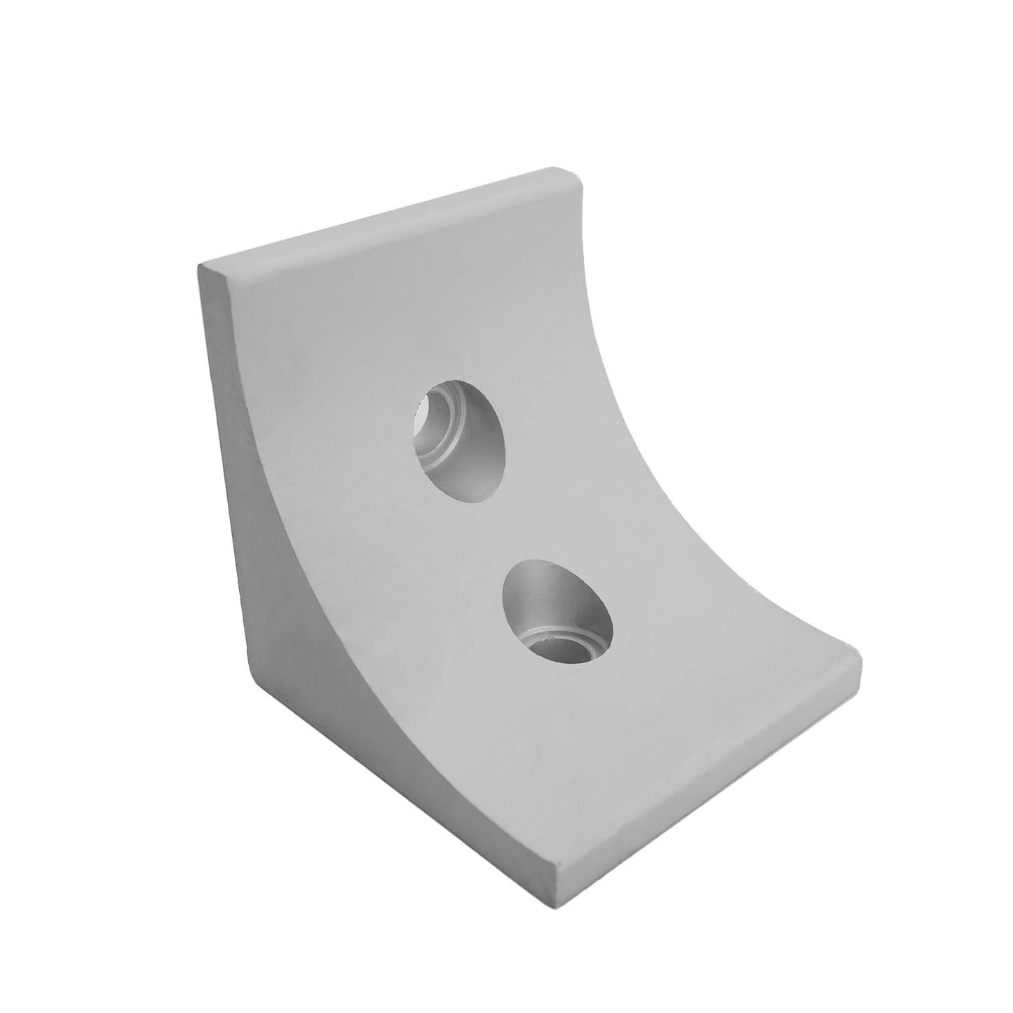 4040 T-Slot 2-Hole Concaved Gusseted Inside Corner Bracket