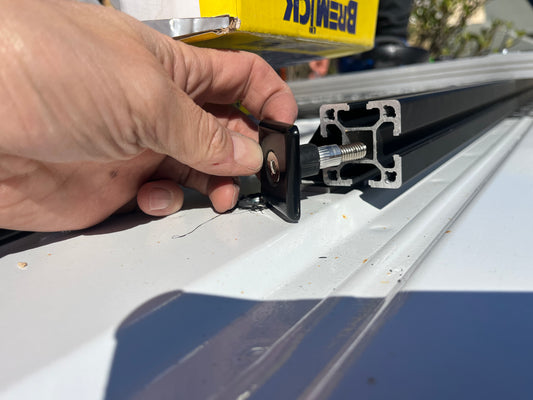 4040 Aluminum T-Slot Profile - 40mm x 40mm with 4 Slots - Black