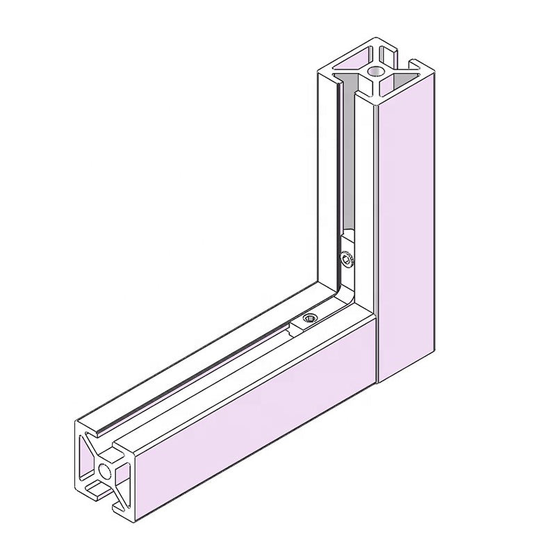 2020 series self-aligning inside corner connector for T-slot aluminium extrusion, die-cast zinc 90-degree joint with alignment tabs 1