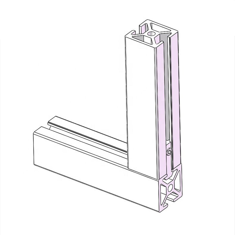 2020 series self-aligning inside corner connector for T-slot aluminium extrusion, die-cast zinc 90-degree joint with alignment tabs 2
