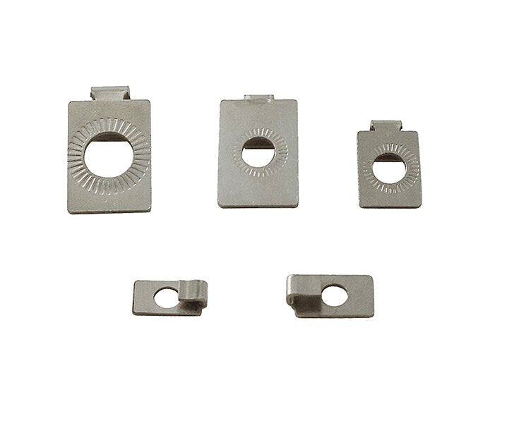 2525 T-Slot Standard End Fasteners - Steel, Nickel Plated