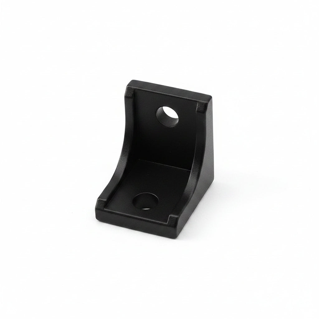 2525 Die Cast Aluminium T-Slot 2-Hole Inside Corner Bracket With Gusset