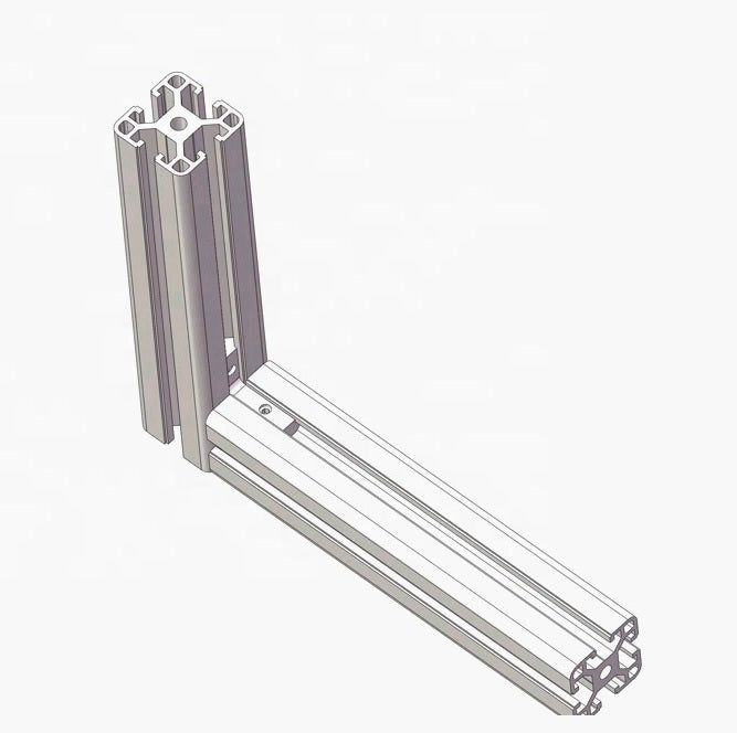 4040 Concealed 90 deg inside corner connector die-cast, zinc-plated, self aligning