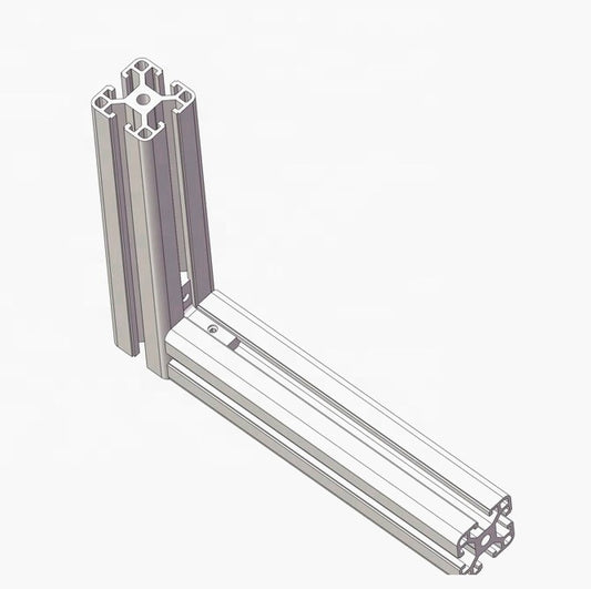 4040 Concealed 90 deg inside corner connector die-cast, zinc-plated, self aligning