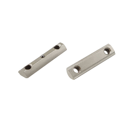 2-Hole Roll-in T-nuts with Ball Spring