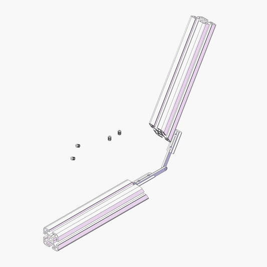 4040 T-Slot-Simple Any Angle Inside-Corner-Connector