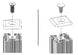 Black-40-series-t-slot-die-cast-end-cap-powder-coated-finish-install
