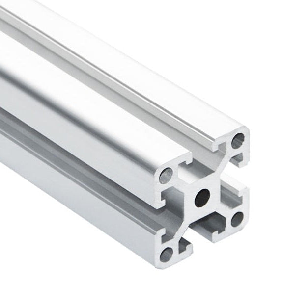 4040 Aluminum T-Slot Profile - 40mm x 40mm with 4 Slots - Silver or Black