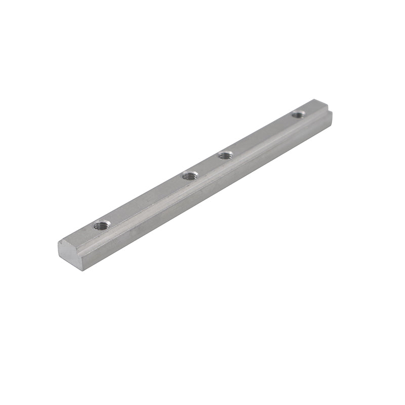 Industrial-grade concealed T-connector and profile joining bar for 4040 aluminum systems, shown with four M6 internal set screws.