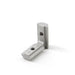Internal 90-degree 4040 series inside corner connector for T-slot aluminium extrusion, zinc-plated steel hidden joint fastener