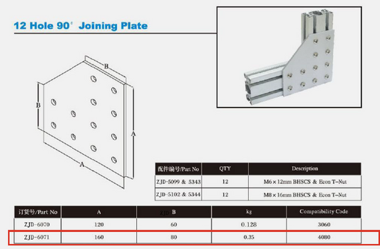 4080-t-slot-12-hole-joining-plate-6071