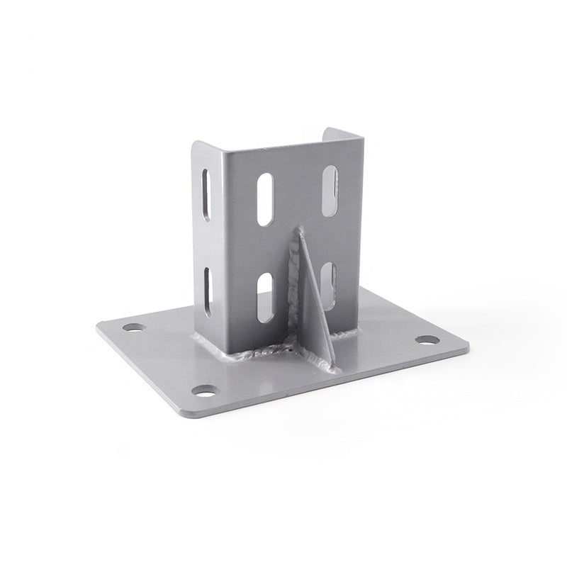 4080 Floor Mount Base Plate Powder Coated Steel