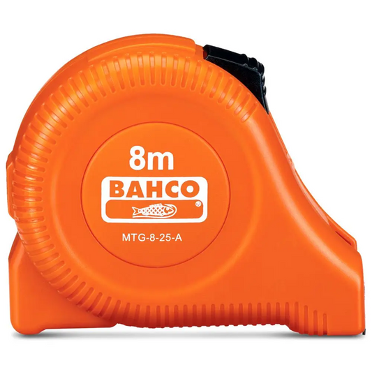 Bahco 8M Short Measuring Tapes with ABS Grip Compact Class-I  MTC