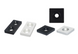 Black-40-series-t-slot-die-cast-end-cap-powder-coated-finish