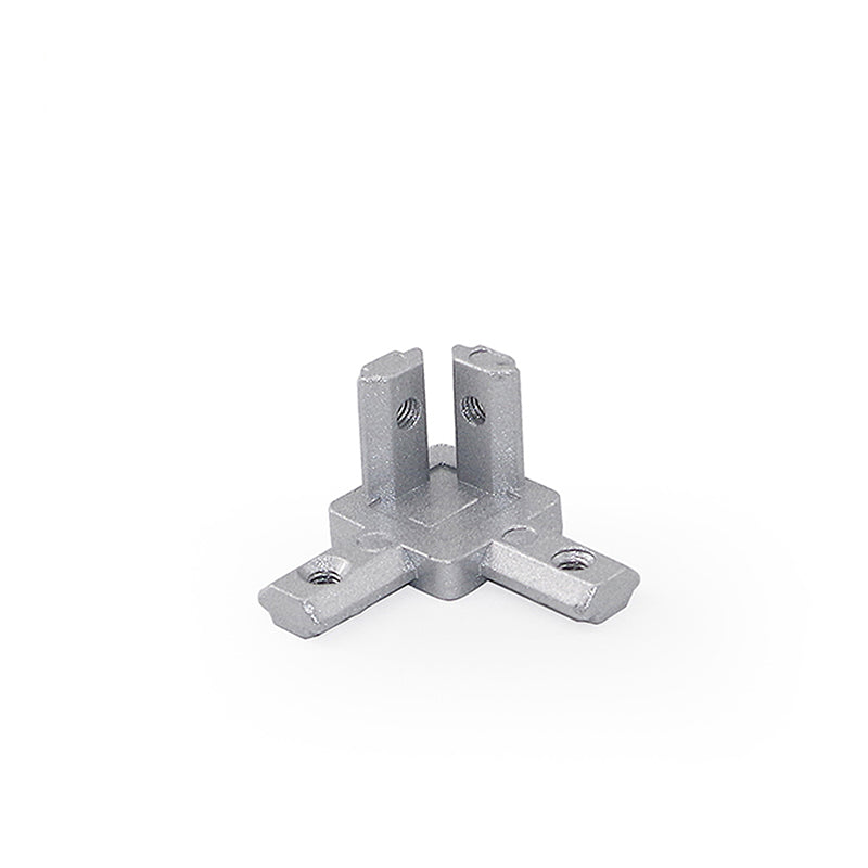 2525-T-Slot 3-Way Corner Connector & Cap