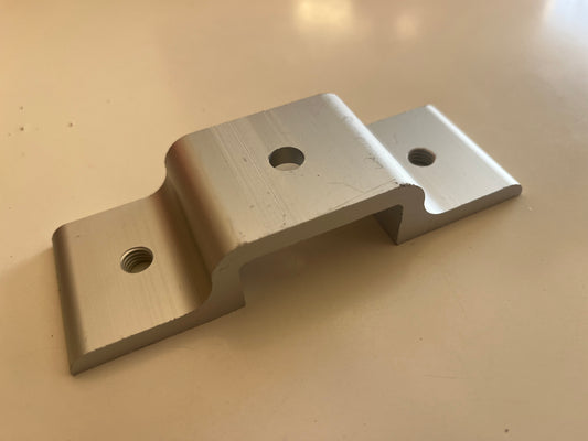 4040 T-Slot Single-Hole Double Panel Retainer With Threaded Holes