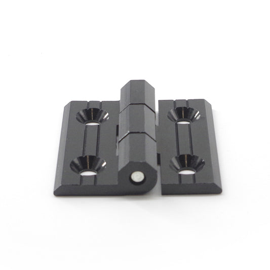 4040 T-Slot CNC'D Aluminum Black Anodized Standard Door Hinge
