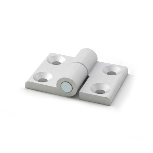 4040-T-Slot CNC'D Aluminum Silver Anodized Standard Lift-Off Door Hinge LHS