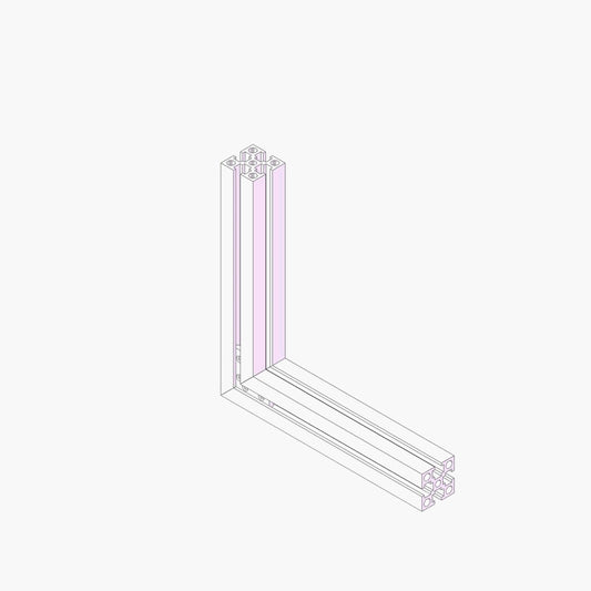 4040 T-Slot 4-Hole Internal-Slot Corner Bracket