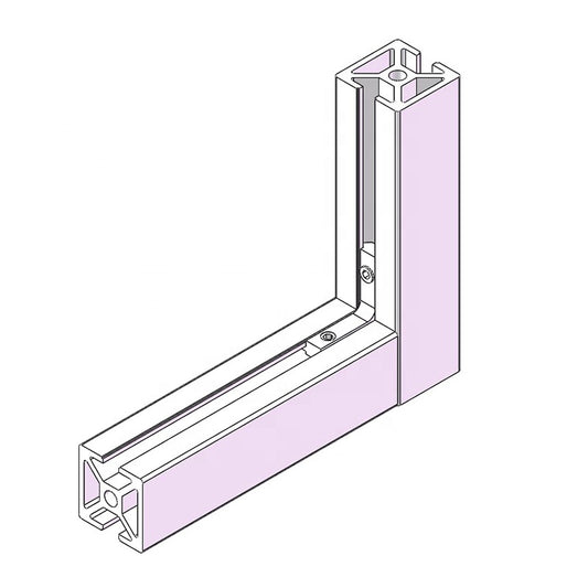 2020 T-Slot Inside Corner Connector Zn coated