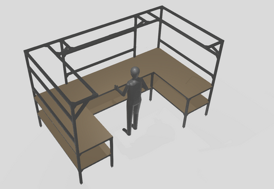 U- Shaped Workstation