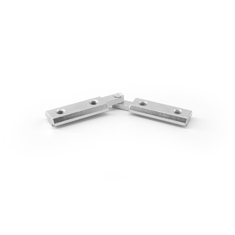 4040 T-Slot-Inside Corner Any Angle Connector (Horizontal Slot) Steel & Zn Plated