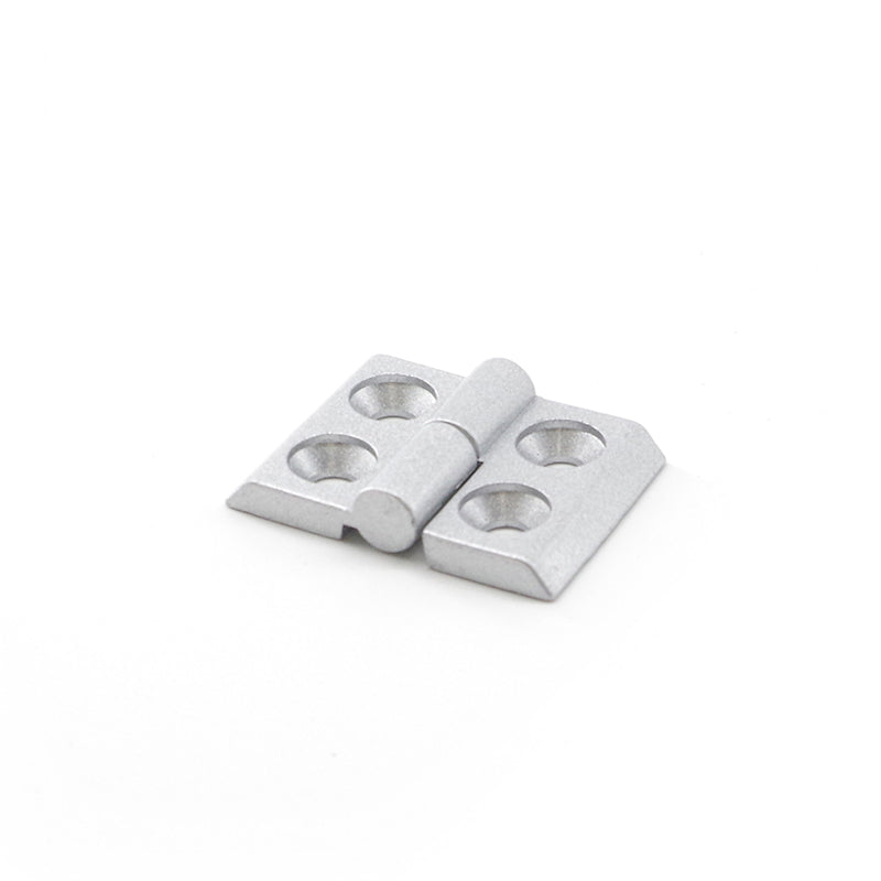 2020-T-Slot Die Cast Zinc Powder Coated Silver Lift-Off Door Hinge RHS - Short Style