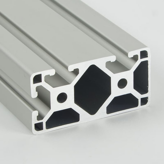 4080 Aluminum T-Slot Profile - 40mm x 80mm with 3 slots & 2 flat walls