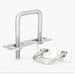 Grade 304 stainless steel U-bolt with hex nuts and washers designed to fit over a 40mm aluminum T-slot profile