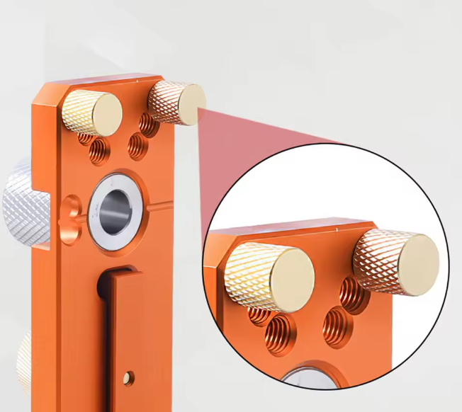 Alignment jig for drilling and counterboring holes in 2020, 3030, and 4040 aluminum T-slot extrusions for recessed screw heads