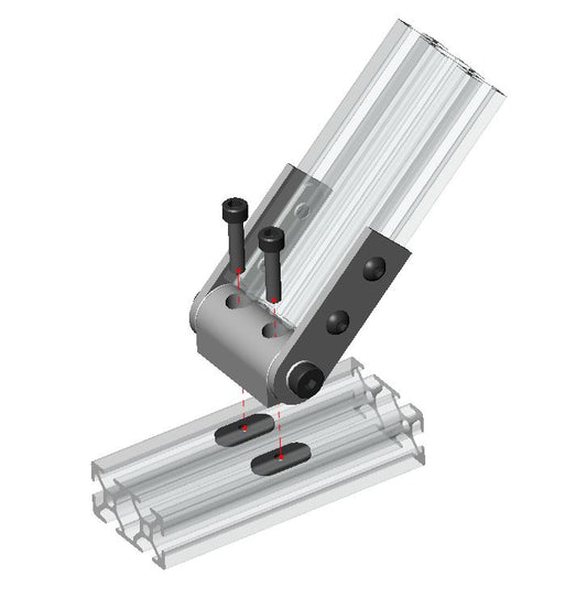 t-slot-standard-2-bolt-universal-dynamic-pivot-assembly-with-dual-straight-arms