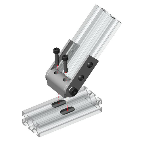 t-slot-standard-2-bolt-universal-dynamic-pivot-assembly-with-dual-straight-arms